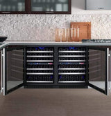 Allavino FlexCount II Tru-Vino 112 Bottle Four Zone Stainless Steel Wine Fridge 2X-VSWR56-2S20 Wine Coolers 2X-VSWR56-2S20 Wine Coolers Empire