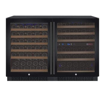 Allavino FlexCount II Tru-Vino 112 Bottle Three Zone Black Wine Refrigerator 3Z-VSWR5656-B20 Wine Coolers 3Z-VSWR5656-B20 Wine Coolers Empire