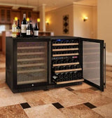 Allavino FlexCount II Tru-Vino 112 Bottle Three Zone Black Wine Refrigerator 3Z-VSWR5656-B20 Wine Coolers 3Z-VSWR5656-B20 Wine Coolers Empire