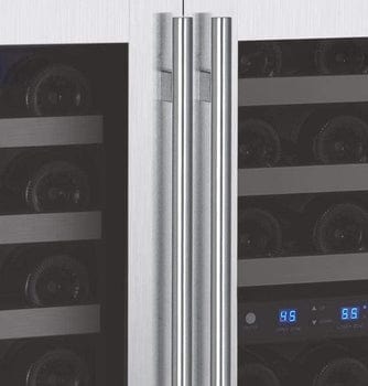 Allavino FlexCount II Tru-Vino 112 Bottle Three Zone Stainless Steel Wine Refrigerator 3Z-VSWR5656-S20 Wine Coolers 3Z-VSWR5656-S20 Wine Coolers Empire