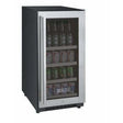 Allavino FlexCount II Tru-Vino 15" Wide Stainless Steel Right Hinge Beverage Fridge VSBC15-SR20 Beverage Centers VSBC15-SR20 Wine Coolers Empire