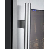 Allavino FlexCount II Tru-Vino 15" Wide Stainless Steel Right Hinge Beverage Fridge VSBC15-SR20 Beverage Centers VSBC15-SR20 Wine Coolers Empire