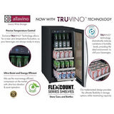 Allavino FlexCount II Tru-Vino 15" Wide Stainless Steel Right Hinge Beverage Fridge VSBC15-SR20 Beverage Centers VSBC15-SR20 Wine Coolers Empire