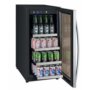 Allavino FlexCount II Tru-Vino 15" Wide Stainless Steel Right Hinge Beverage Fridge VSBC15-SR20 Beverage Centers VSBC15-SR20 Wine Coolers Empire