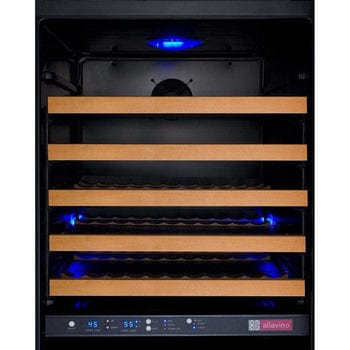 Allavino FlexCount II Tru-Vino 172 Bottle Black Right Hinge Wine Fridge VSWR172-2BR20 Wine Coolers VSWR172-2BR20 Wine Coolers Empire