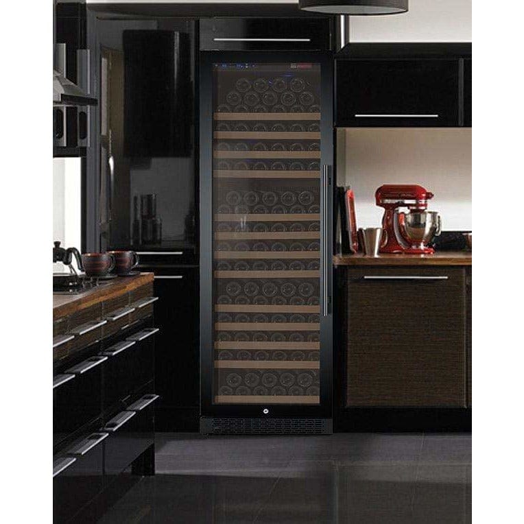 Allavino FlexCount II Tru-Vino 177 Bottle Black Left Hinge Wine Fridge VSWR177-1BL20 Wine Coolers VSWR177-1BL20 Wine Coolers Empire