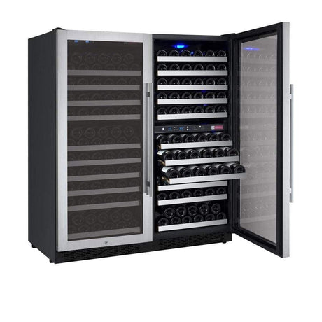 Allavino FlexCount II Tru-Vino 249 Bottle Three Zone Stainless Steel Wine Refrigerator 3Z-VSWR2128-S20 Wine Coolers 3Z-VSWR2128-S20 Wine Coolers Empire