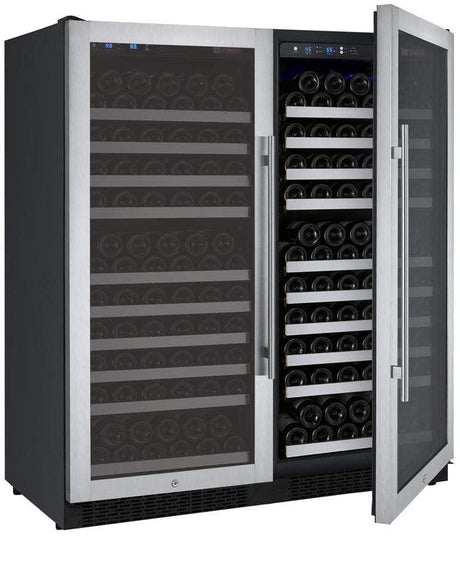 Allavino FlexCount II Tru-Vino 256 Bottle Dual Zone Stainless Steel Wine Fridge 2X-VSWR128-1S20 Wine Coolers 2X-VSWR128-1S20 Wine Coolers Empire