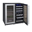 Allavino FlexCount II Tru-Vino 30 Bottle/88 Can Three Zone Stainless Steel Beverage/Wine Fridge 3Z-VSWB15-3S20 Wine/Beverage Coolers Combo 3Z-VSWB15-3S20 Wine Coolers Empire