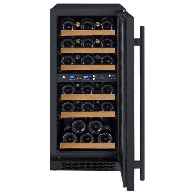 Allavino FlexCount II Tru-Vino 30 Bottle Dual Zone Black Wine Fridge VSWR30-2BR20 Wine Coolers VSWR30-2BR20 Wine Coolers Empire