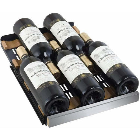 Allavino FlexCount II Tru-Vino 30 Bottle Dual Zone Stainless Steel Left Hinge Wine Fridge VSWR30-2SL20 Wine Coolers VSWR30-2SL20 Wine Coolers Empire