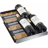 Allavino FlexCount II Tru-Vino 30 Bottle Dual Zone Stainless Steel Left Hinge Wine Fridge VSWR30-2SL20 Wine Coolers VSWR30-2SL20 Wine Coolers Empire