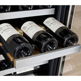 Allavino FlexCount II Tru-Vino 30 Bottle Dual Zone Stainless Steel Left Hinge Wine Fridge VSWR30-2SL20 Wine Coolers VSWR30-2SL20 Wine Coolers Empire