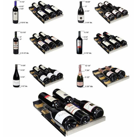 Allavino FlexCount II Tru-Vino 30 Bottle Single Zone Black Wine Fridge VSWR30-1BR20 Wine Coolers Wine Coolers Empire