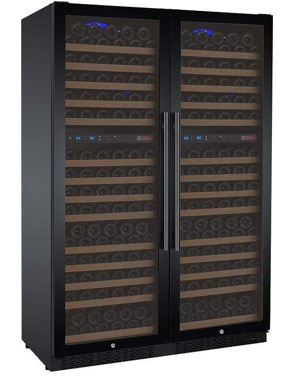 Allavino FlexCount II Tru-Vino 344 Bottle Four Zone Black Wine Fridge 2X-VSWR172-2B20 Wine Coolers 2X-VSWR172-2B20 Wine Coolers Empire