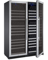 Allavino FlexCount II Tru-Vino 354 Bottle Dual Zone Stainless Steel Wine Fridge 2X-VSWR177-1S20 Wine Coolers 2X-VSWR177-1S20 Wine Coolers Empire