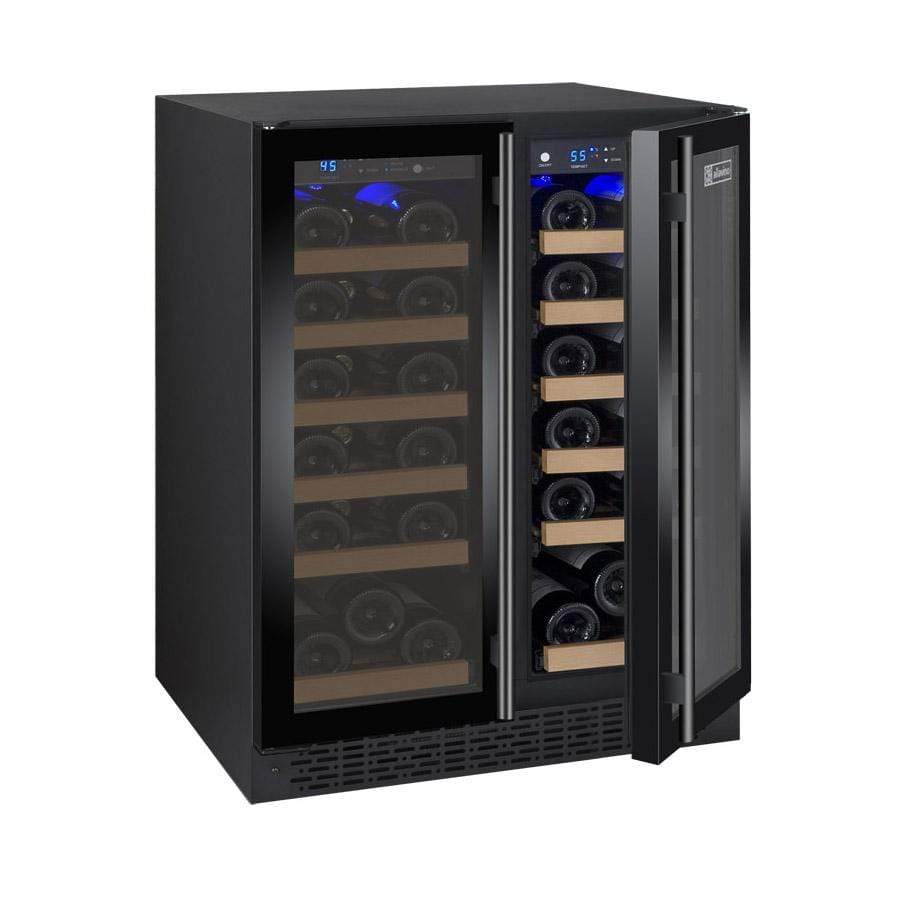 Allavino FlexCount II Tru-Vino 36 Bottle Dual Zone Black Wine Fridge VSWR36-2BF20 Wine Coolers VSWR36-2BF20 Wine Coolers Empire