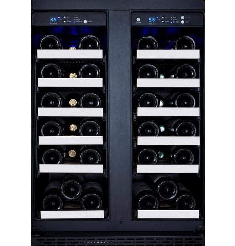 Allavino FlexCount II Tru-Vino 36 Bottle Dual Zone Stainless Steel Wine Refrigerator VSWR36-2SF20 Wine Coolers VSWR36-2SF20 Wine Coolers Empire