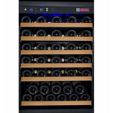 Allavino FlexCount II Tru-Vino 56 Bottle Black Right Hinge Wine Fridge VSWR56-1BR20 Wine Coolers SWR56-1BR20 Wine Coolers Empire