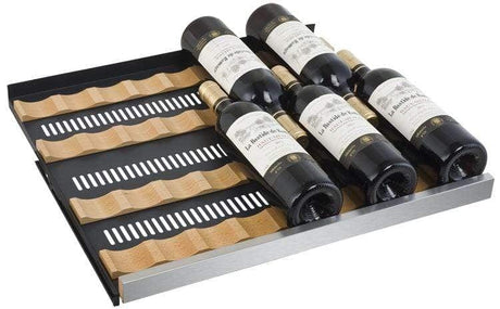Allavino FlexCount II Tru-Vino 56 Bottle Dual Zone Stainless Steel Right Hinge Wine Fridge VSWR56-2SR20 Wine Coolers VSWR56-2SR20 Wine Coolers Empire