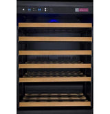 Allavino FlexCount II Tru-Vino 56 Bottle Single Zone Black Left Hinge Wine Fridge VSWR56-1BL20 Wine Coolers VSWR56-1BL20 Wine Coolers Empire