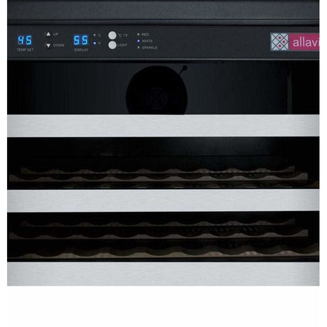 Allavino FlexCount II Tru-Vino 56 Bottle Stainless Steel Right Hinge Wine Fridge VSWR56-1SR20 Wine Coolers VSWR56-1SR20 Wine Coolers Empire