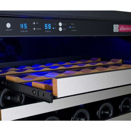 Allavino FlexCount II Tru-Vino 56 Bottle Stainless Steel Right Hinge Wine Fridge VSWR56-1SR20 Wine Coolers VSWR56-1SR20 Wine Coolers Empire