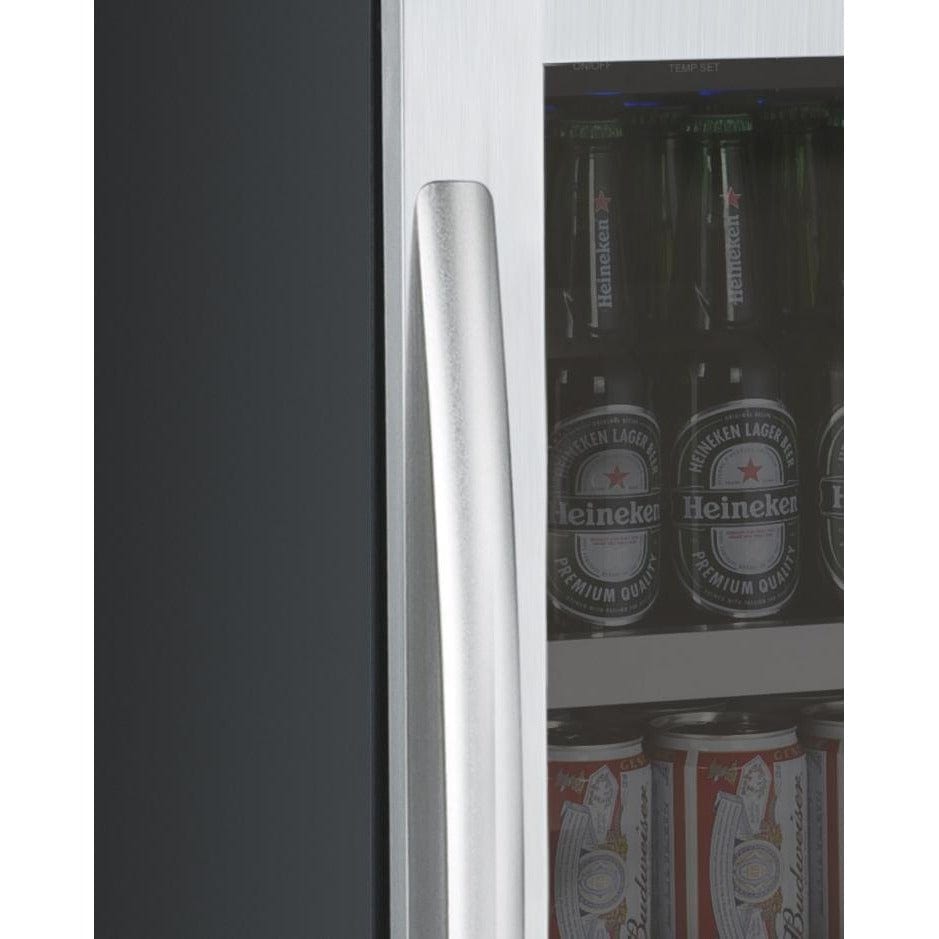 Allavino FlexCount II Tru-Vino Stainless Steel Left Hinge Beverage Fridge VSBC15-SL20 Beverage Centers VSBC15-SL20 Wine Coolers Empire