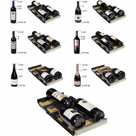 Allavino FlexCount Stainless Steel Doors Wine & Beverage Fridge VSWB-2SSFN Wine/Beverage Coolers Combo VSWB-2SSFN Wine Coolers Empire