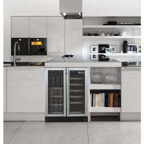 Allavino FlexCount Stainless Steel Doors Wine & Beverage Fridge VSWB-2SSFN Wine/Beverage Coolers Combo VSWB-2SSFN Wine Coolers Empire