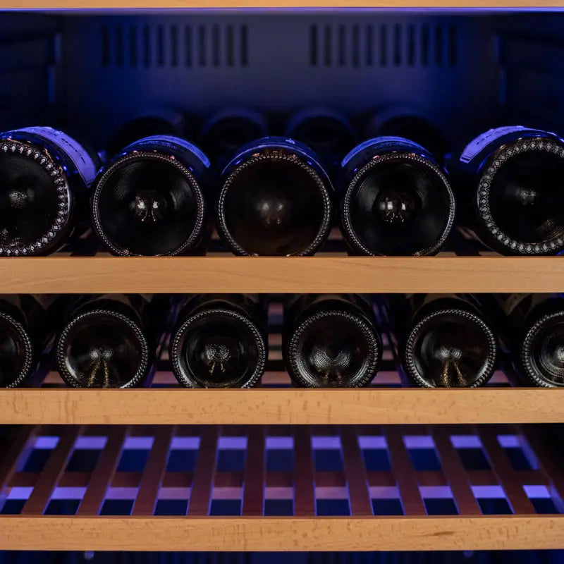 Allavino KWR-8185-1SDR 185 Bottle Single Zone Wine Vault with Solid Black Right Hinge Door Wine Coolers KWR-8185-1SDR Wine Coolers Empire