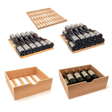 Allavino KWR-8185-1SDR 185 Bottle Single Zone Wine Vault with Solid Black Right Hinge Door Wine Coolers KWR-8185-1SDR Wine Coolers Empire