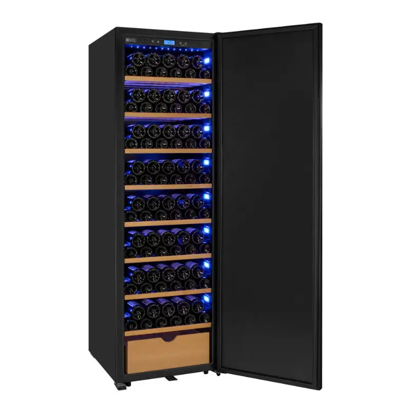 Allavino KWR-8185-1SDR 185 Bottle Single Zone Wine Vault with Solid Black Right Hinge Door Wine Coolers KWR-8185-1SDR Wine Coolers Empire