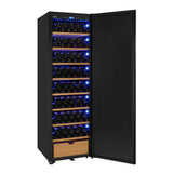 Allavino KWR-8185-1SDR 185 Bottle Single Zone Wine Vault with Solid Black Right Hinge Door Wine Coolers KWR-8185-1SDR Wine Coolers Empire
