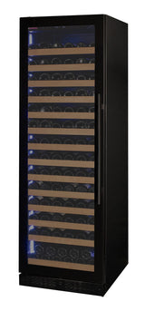 Allavino Reserva 163 Bottle Black Glass Left Hinge Wine Cooler VSW16371S-1BGL Wine Coolers VSW16371S-1BGL Wine Coolers Empire