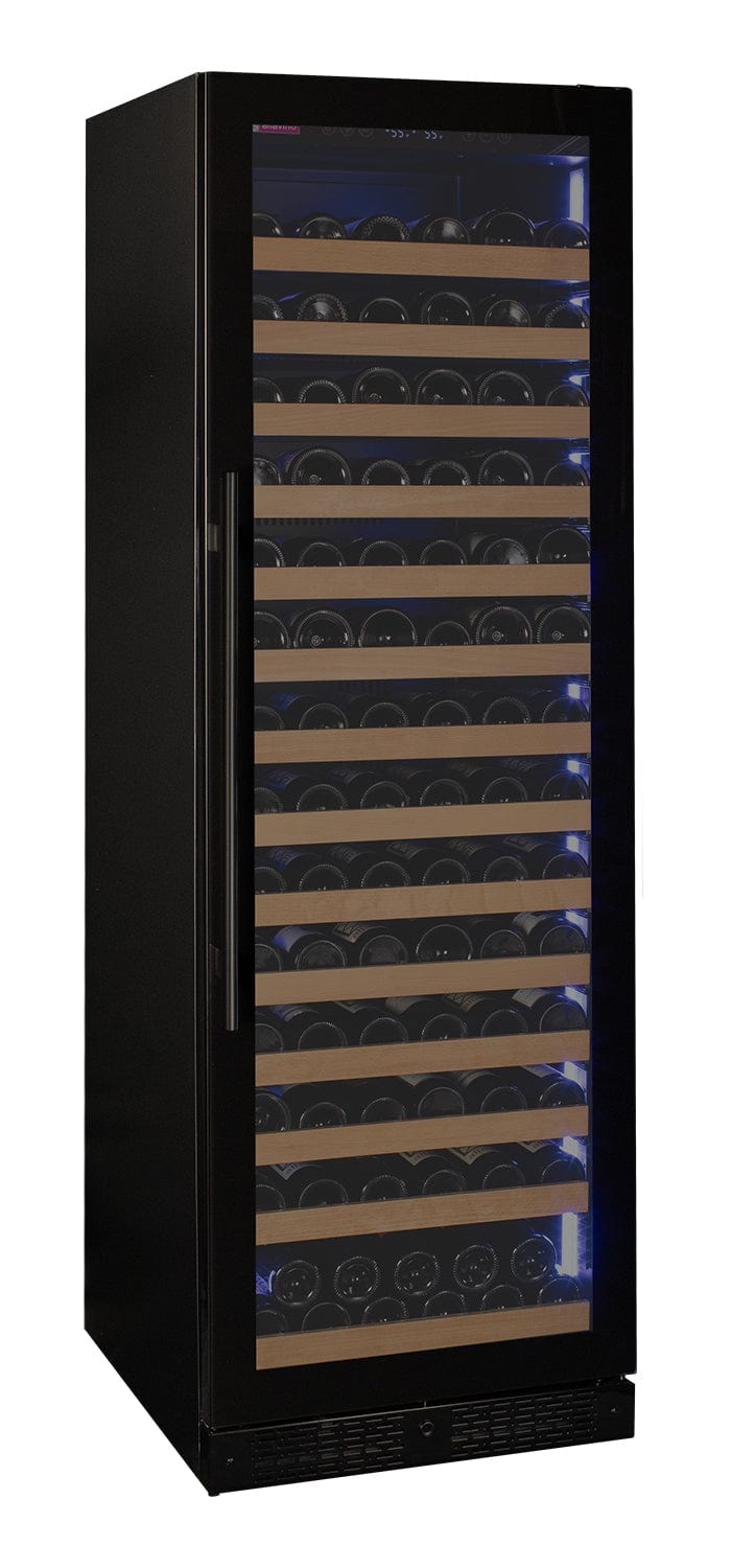 Allavino Reserva 163 Bottle Black Glass Single Zone Wine Cooler VSW16371S-1BGR Wine Coolers VSW16371S-1BGR Wine Coolers Empire