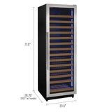 Allavino Reserva 163 Bottle Single Zone Right Hinge Wine Cooler VSW16371S-1SR Wine Coolers VSW16371S-1SR Wine Coolers Empire