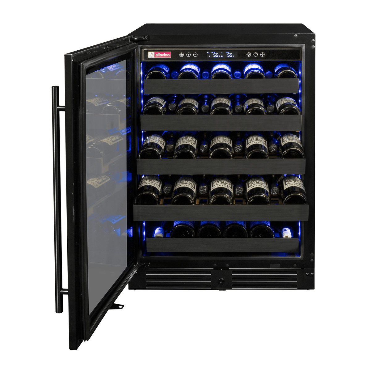 Allavino Reserva 50 Bottle Single Zone Left Hinge Wine Refrigerator BDW5034S-1BSL Wine Coolers BDW5034S-1BSL Wine Coolers Empire