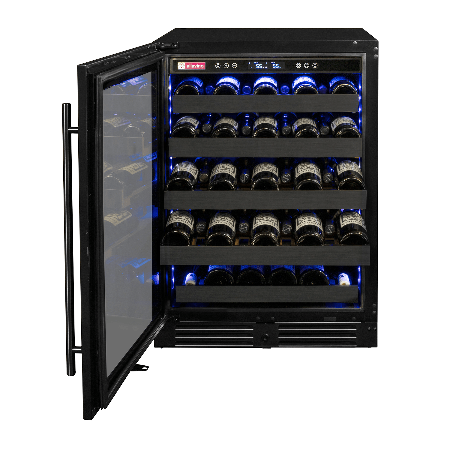 Allavino Reserva 50 Bottle Single Zone Left Hinge Wine Refrigerator BDW5034S-1BSL Wine Coolers Empire