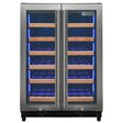 Allavino Reserva Series 36 Bottle Dual Zone Wine Refrigerator VSW3634FD-2S Wine Coolers VSW3634FD-2S Wine Coolers Empire