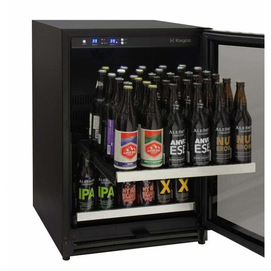 Allavino Tru-Vino Undercounter Beer Bottle Bomber Fridge VSCB-24SR20 Beverage Centers VSCB-24SR20 Wine Coolers Empire