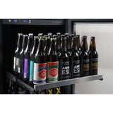 Allavino Tru-Vino Undercounter Beer Bottle Bomber Fridge VSCB-24SR20 Beverage Centers VSCB-24SR20 Wine Coolers Empire