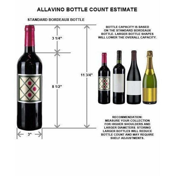 Allavino Vite 305 Bottle Stainless Steel Door Left Hinge Wine Fridge YHWR305-1SLT Wine Coolers YHWR305-1SLT Wine Coolers Empire