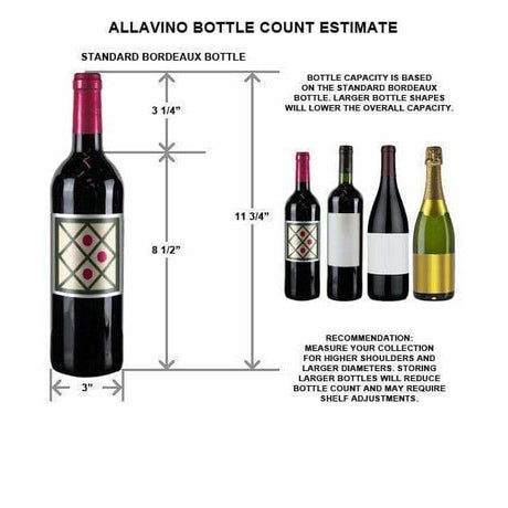 Allavino Vite II Tru-Vino 115 Bottle Black Right Hinge Wine Fridge YHWR115-1BR20 Wine Coolers YHWR115-1BR20 Wine Coolers Empire