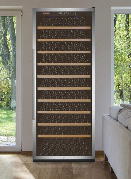 Allavino Vite II Tru-Vino 277 Bottle Single Zone Stainless Steel Right Hinge Wine Fridge YHWR305-1SR20 Wine Coolers YHWR305-1SR20 Wine Coolers Empire