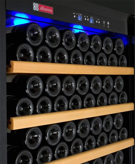 Allavino Vite II Tru-Vino 277 Bottle Single Zone Stainless Steel Right Hinge Wine Fridge YHWR305-1SR20 Wine Coolers YHWR305-1SR20 Wine Coolers Empire