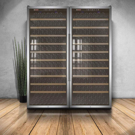 Allavino Vite II Tru-Vino 554 Bottle Dual Zone Black Wine Fridge 2X-YHWR305-1S20 Wine Coolers 2X-YHWR305-1S20 Wine Coolers Empire