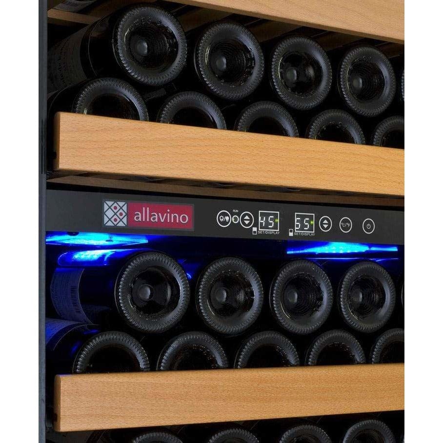 Allavino Vite II Tru-Vino 99 Bottle Dual Zone Black Right Hinge Wine Fridge YHWR99-2BR20 Wine Coolers YHWR99-2BR20 Wine Coolers Empire