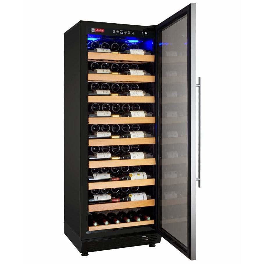 Allavino Vite II Tru-Vino 99 Bottle Stainless Steel Right Hinge Wine Fridge YHWR115-1SR20 Wine Coolers YHWR115-1SR20 Wine Coolers Empire