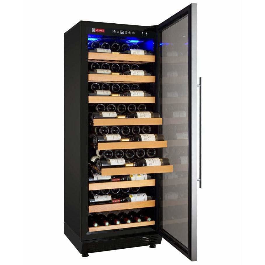 Allavino Vite II Tru-Vino 99 Bottle Stainless Steel Right Hinge Wine Fridge YHWR115-1SR20 Wine Coolers YHWR115-1SR20 Wine Coolers Empire